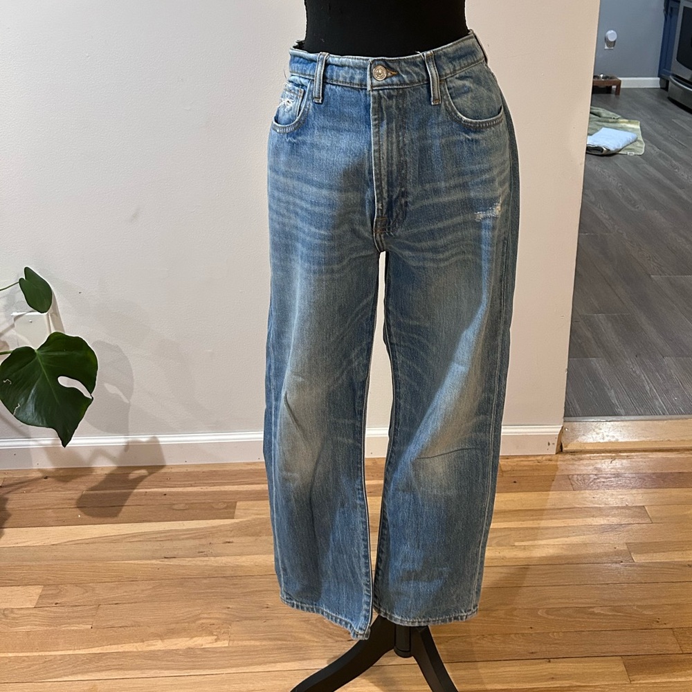 7 for all mankind easy slim cropped jeans size 30